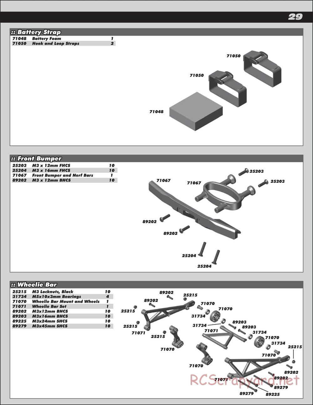 Team Associated - DR10 Drag Race Car - Manual - Page 29